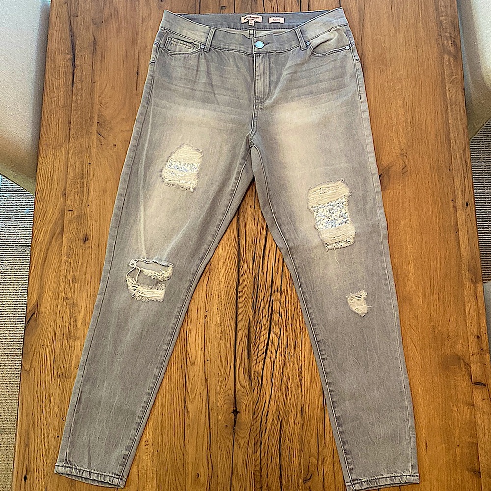 Juicy Couture Grey Skinny Jean Size 12
